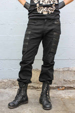 Steam Trunk Revolution Pants - PRE-ORDER - Pants-Mens - 28 / Black/Black / 2-4 Weeks - FIVE AND DIAMOND