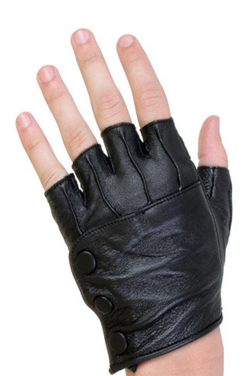 Steam Trunk Spat Glove - Black - Gloves -  - FIVE AND DIAMOND